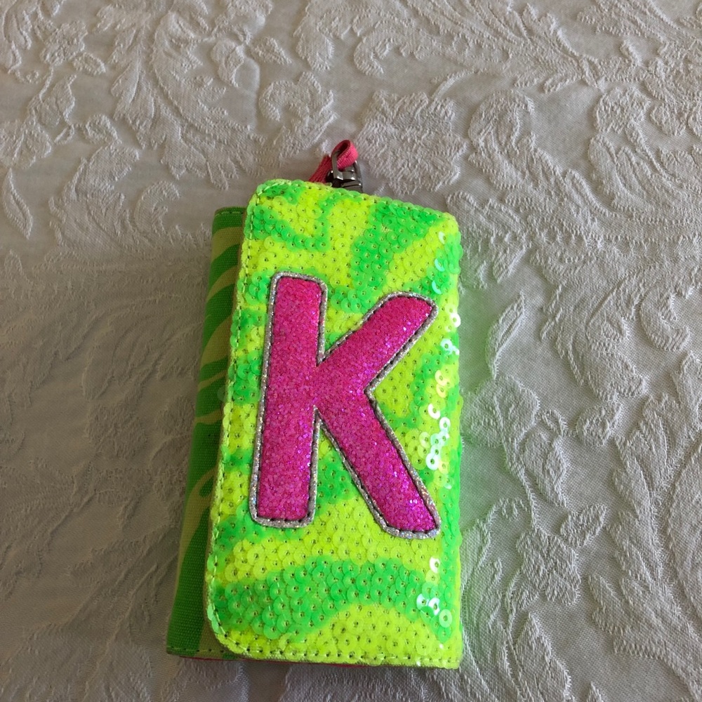 Girls K Zipper Wallet
